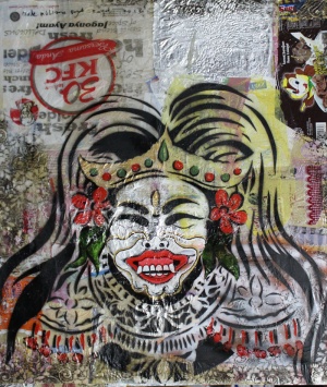 Brahmana-keling-65x75cm-spray-paint-on-plastic-trash-2013.jpg